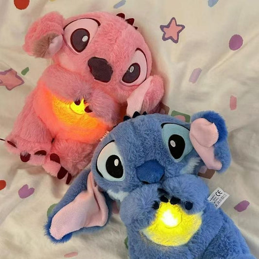 Peluche stitch qui respire à bruit blanc