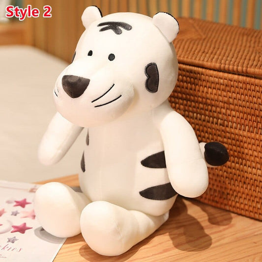 Peluche Tigre Blanc XXL - Félinoix™ 30 cm