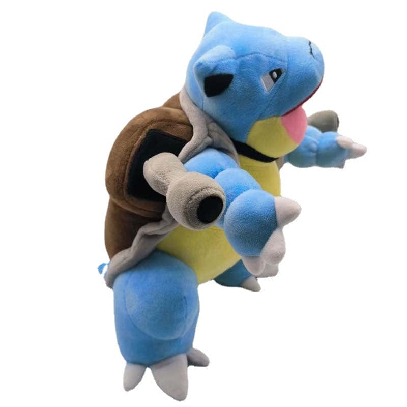 Peluche tortank pokémon carapace blindée et double canon