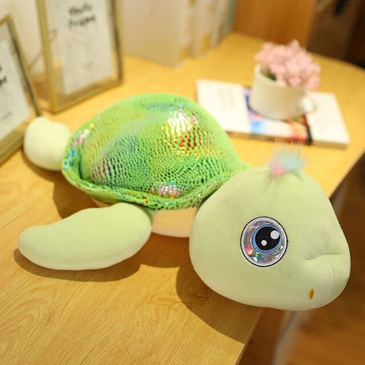 Peluche Tortue Verte - Carapoucine™ 30 cm