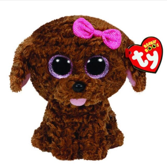 Peluche TY Chien Marron - Lucky™