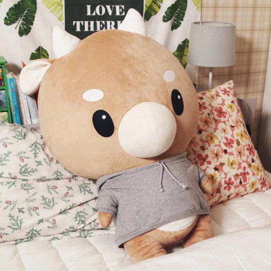Peluche Vache Marron 25 cm