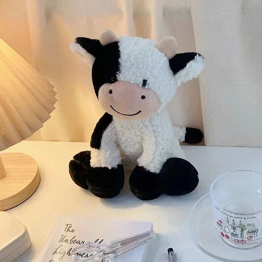 Peluche Vache Mignonne Assis