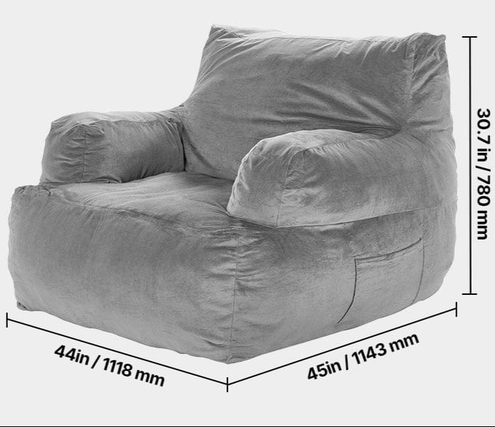 Pouf Confort Mousse Mémoire | Design Moderne & Assise Moelleuse