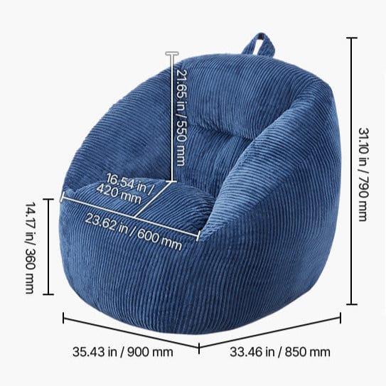 Pouf Confort Mousse Mémoire | Design Moderne & Assise Moelleuse