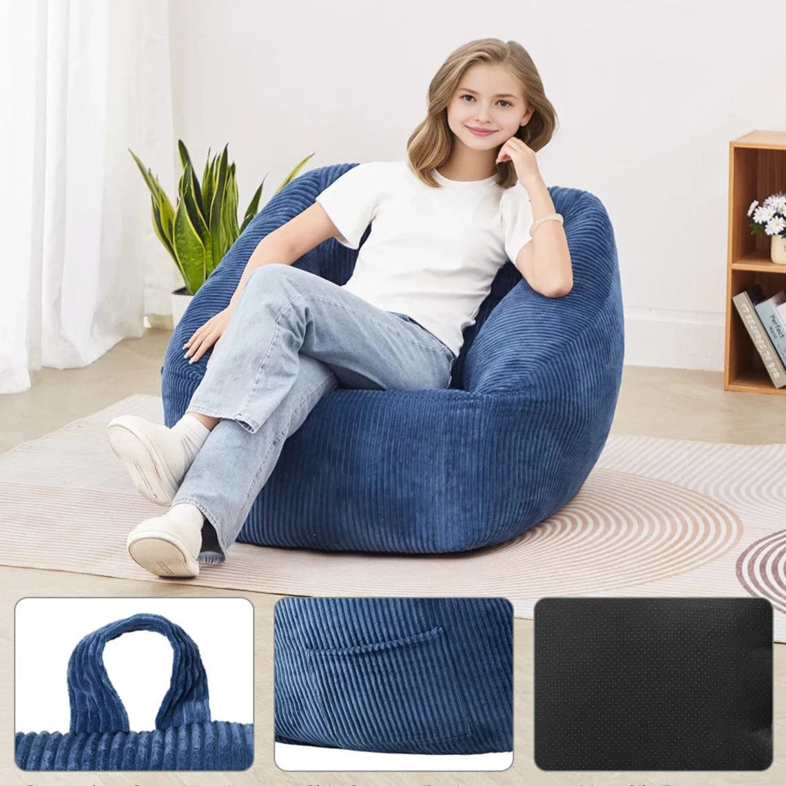 Pouf Confort Mousse Mémoire | Design Moderne & Assise Moelleuse