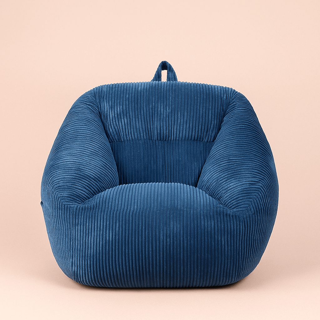Pouf Confort Mousse Mémoire | Design Moderne & Assise Moelleuse 35-39inch Blue / France