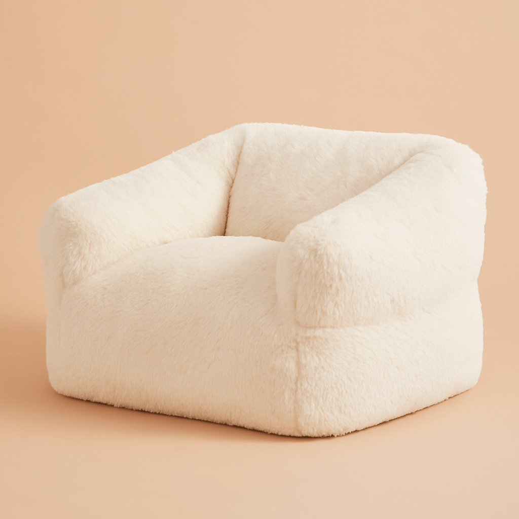 Pouf Confort Mousse Mémoire | Design Moderne & Assise Moelleuse 45-49inch White / France