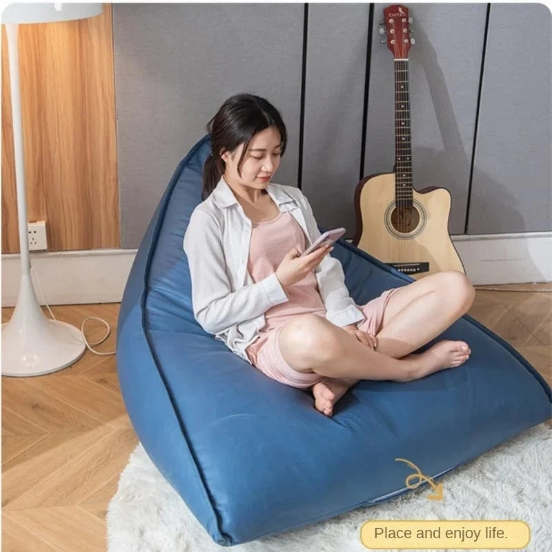 Pouf Poire XXL 105x100x85 – Grand confort moderne pour adultes