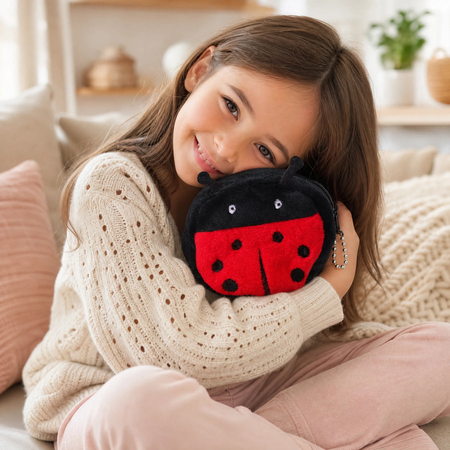 Sac Peluche Coccinelle Rouge et Noir avec Chaînette - Utilisation du produit