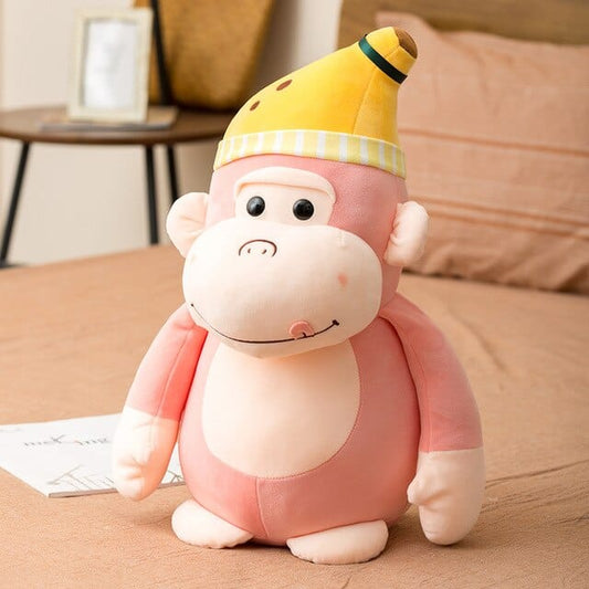 Singe Jaune Peluche - CocoDoux™ 30 cm