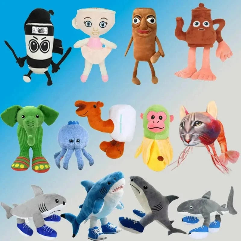 Tralalelo Tralala Plush Tungtungtung Italian Brainrot Al TralaleDoll Plush Toy Girlfriend Cute Kid Children's Birthday Gift FS nai niu